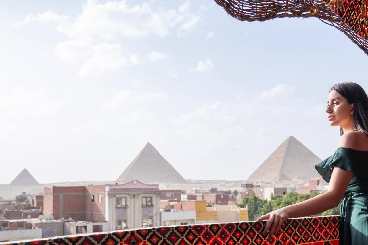 Majestic View Pyramids Inn Kafret el-Gabal Zewnętrze zdjęcie