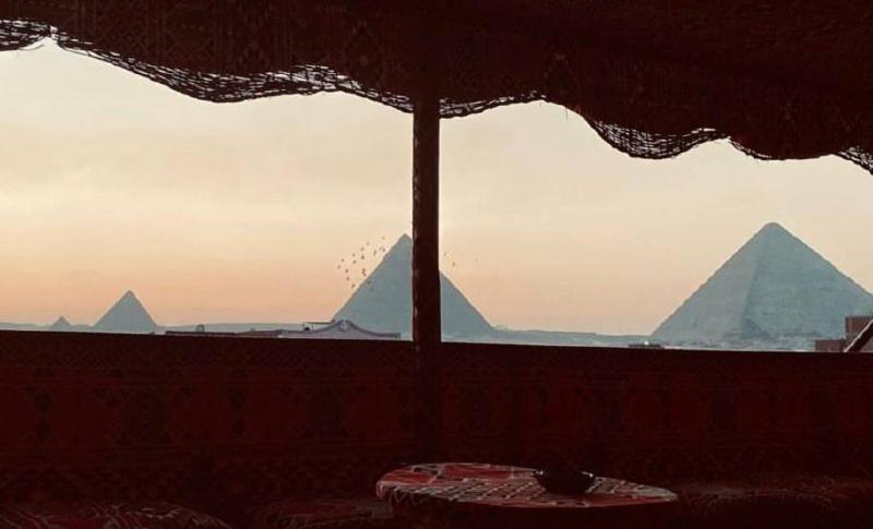 Majestic View Pyramids Inn Kafret el-Gabal Zewnętrze zdjęcie