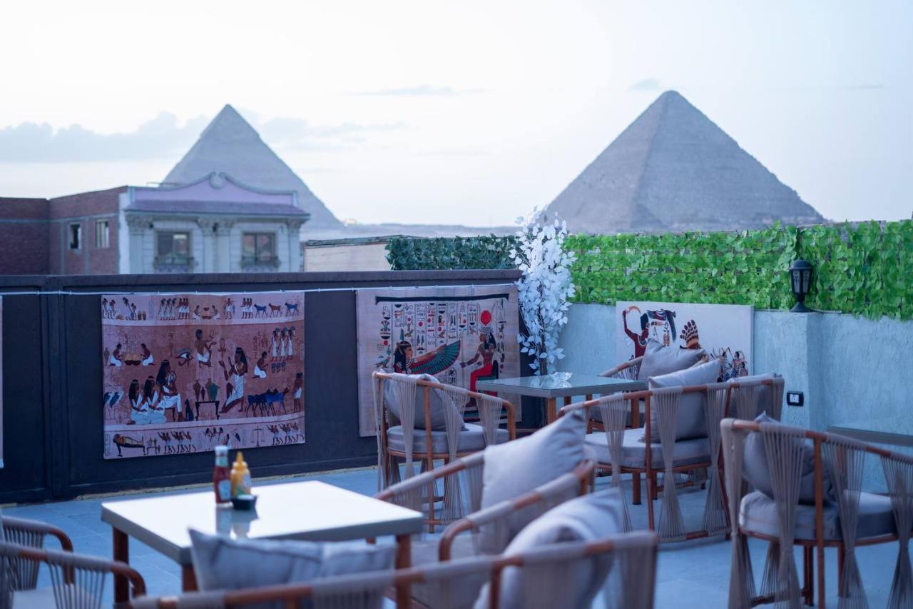 Majestic View Pyramids Inn Kafret el-Gabal Zewnętrze zdjęcie